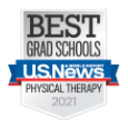 U.S. News & World Report - Best Grad Schools Physical Therapy 2021 badge